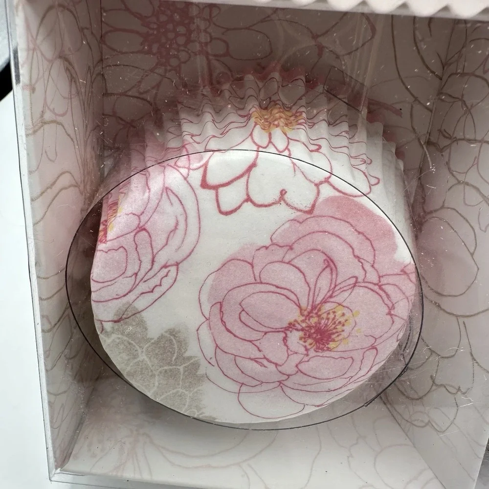 Set Of 2 New Bridal Shower Wedding Cupcake Liners & Picks Toppers 3 Packs 24